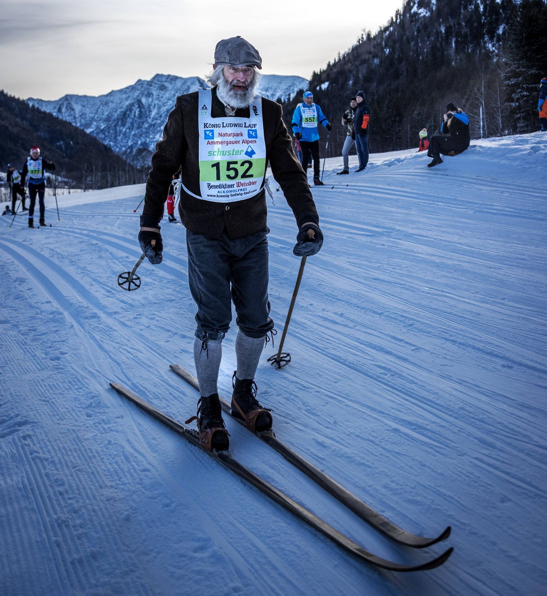 Badge Ski Vintage – Oberammergau 1974 – 6ème König-Ludwig Lauf 90km