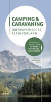 Camping-Broschüre Oberbayerisches Alpenvorland. Auf der Titelseite ist die Zugspitze am Eibsee