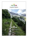 Auf dem Titelbild der Spitzenwanderweg-Broschüre: ein bergiger Pfad zum Schachenhaus
